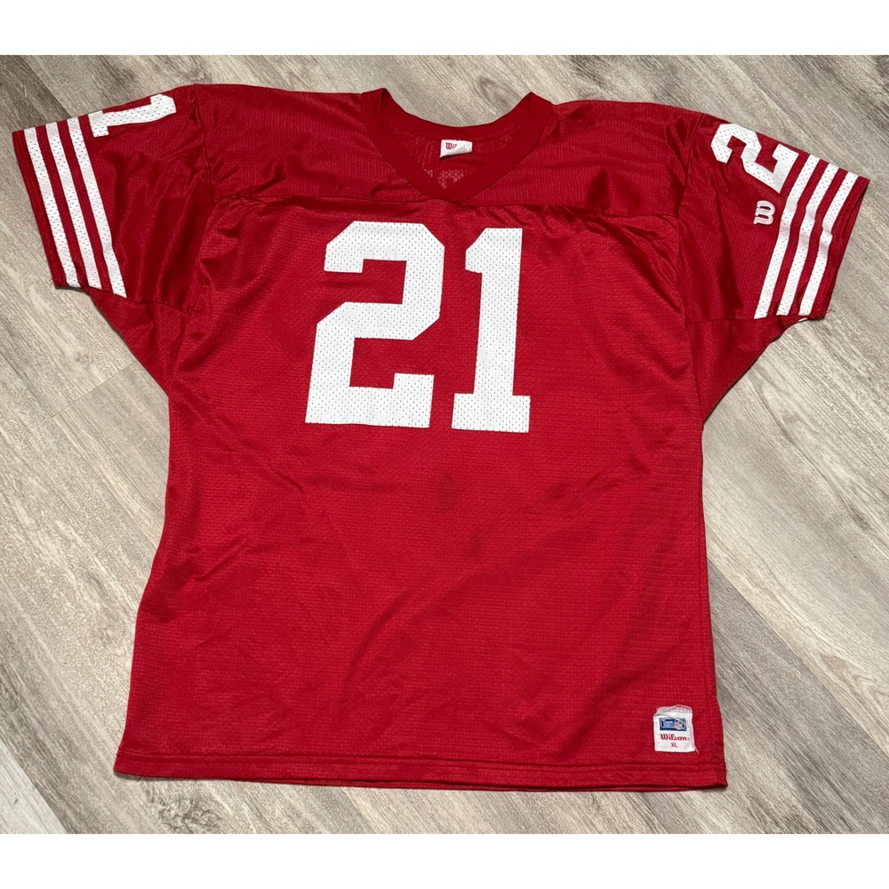 Wilson Sanders #21 Football Jersey NFL Team Apparel XL Red